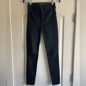 American Eagle Hi Rise Jegging Black - 2